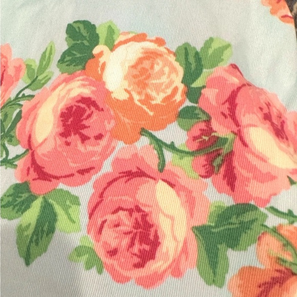 JANIE And JACK All Abloom Little Girl’s Rose Print Dress Sz 3 - Picture 2 of 9